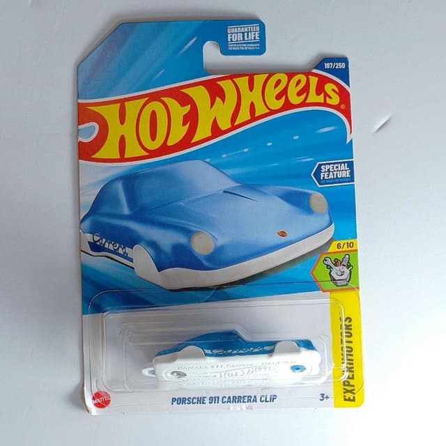 Hot Wheels Porsche on the card